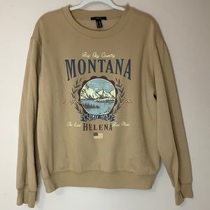 NWOT Montana Forever 21 crewneck sweater
